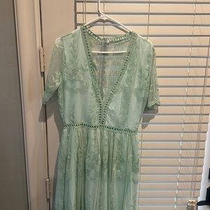Long bathing suit cover up & or dress